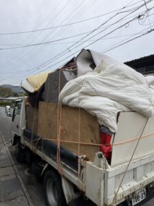 山陽小野田市で少しちらかったゴミ屋敷片付け